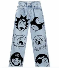 Animated custom made jeans  – Image 1