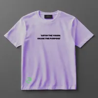 catch the vision/chase the purpose Swagg Tee - Purple Edition – Image 1