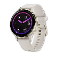 Venu 3S Cream Gold Stainless Steel Bezel with Ivory Case – Image 1