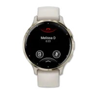 Venu 3S Cream Gold Stainless Steel Bezel with Ivory Case – Image 2