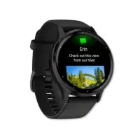 Venu 3 Slate Stainless Steel Bezel with Black Case – Image 3