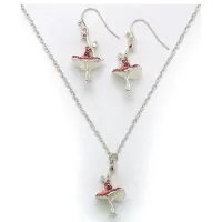 Ballerina Necklace & Earring Set – Image 1