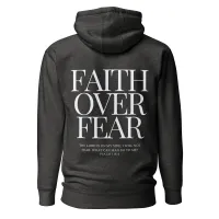Faith Over Fear Men's Hoodie – Image 9