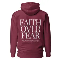 Faith Over Fear Women's Hoodie – Image 13