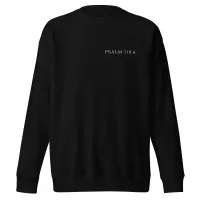 Psalm 118:6 Men's Sweatshirt – Image 7