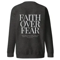Faith Over Fear Women's Sweatshirt – Image 3
