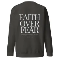 Faith Over Fear Women's Sweatshirt – Image 4