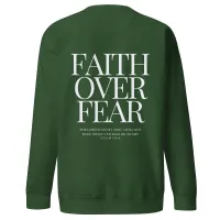 Faith Over Fear Women's Sweatshirt – Image 5