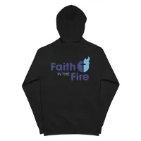 Faith in the Fire Fleece Zip Hoodie – Image 2