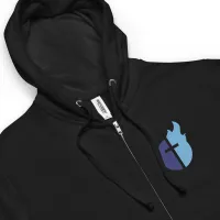 Faith in the Fire Fleece Zip Hoodie – Image 3