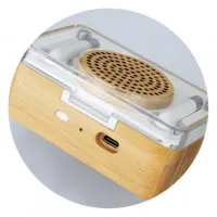 Bamboo Wireless Speaker & Earbud Set – Image 4