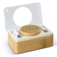 Bamboo Wireless Speaker & Earbud Set – Image 3
