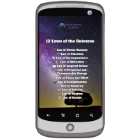 12 Laws of the Universe Mobile Wallpaper – Milkyway with the Tree of Life