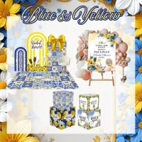 Blue & Yellow Bridal Room D�cor – Image 1