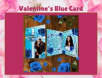Valentine's Blue Card – Image 1