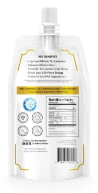 Mind Body Matrix ULTRA PURE Hydrogen Water (500 pouches in each case) – Image 2