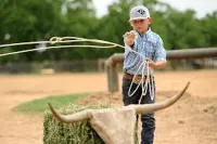 Unmounted Dummy Steer Roping – Image 1