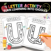 Letter U Activity Printable Book for Preschool and Toddlers | Letter U Worksheets | Printable Letter U Coloring Pages – Image 7