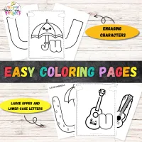 Letter U Activity Printable Book for Preschool and Toddlers | Letter U Worksheets | Printable Letter U Coloring Pages – Image 4