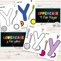 Letter Y Activity Printable Book for Preschool and Toddlers | Letter Y Worksheets | Printable Letter Y Coloring Pages – Image 3