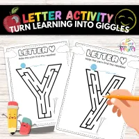Letter Y Activity Printable Book for Preschool and Toddlers | Letter Y Worksheets | Printable Letter Y Coloring Pages – Image 7