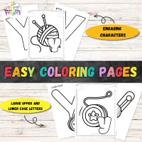 Letter Y Activity Printable Book for Preschool and Toddlers | Letter Y Worksheets | Printable Letter Y Coloring Pages – Image 4