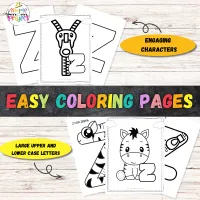 Letter Z Activity Book – Preschool Printable Worksheets & Coloring Pages – Image 4