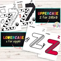 Letter Z Activity Book – Preschool Printable Worksheets & Coloring Pages – Image 3