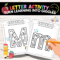 Letter M Activity Printable Book for Preschool and Toddlers | Letter M Worksheets | Printable Letter M Coloring Pages – Image 7