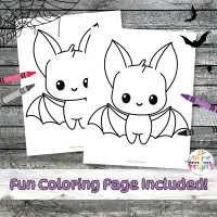 Bat Craft Templates – Printable Paper Bat Activity for Kids – Image 5