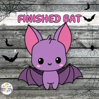 Bat Craft Templates – Printable Paper Bat Activity for Kids – Image 4