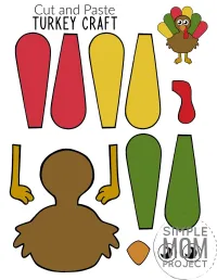 15 Full Colored Bird Cut and Paste Craft Printable Templates – Image 4
