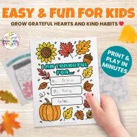 I Am Thankful Coloring Pages for Kids — Printable Gratitude Activity for Home or Classroom – Image 7