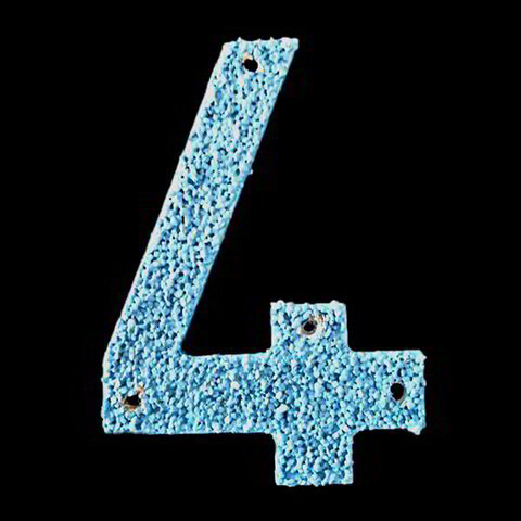 Wooden number 4 – Image 1