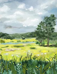 Golden Meadow of Joy – Image 1