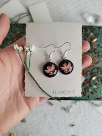 Astronaut Bird & Stars Handmade Earrings – Image 1