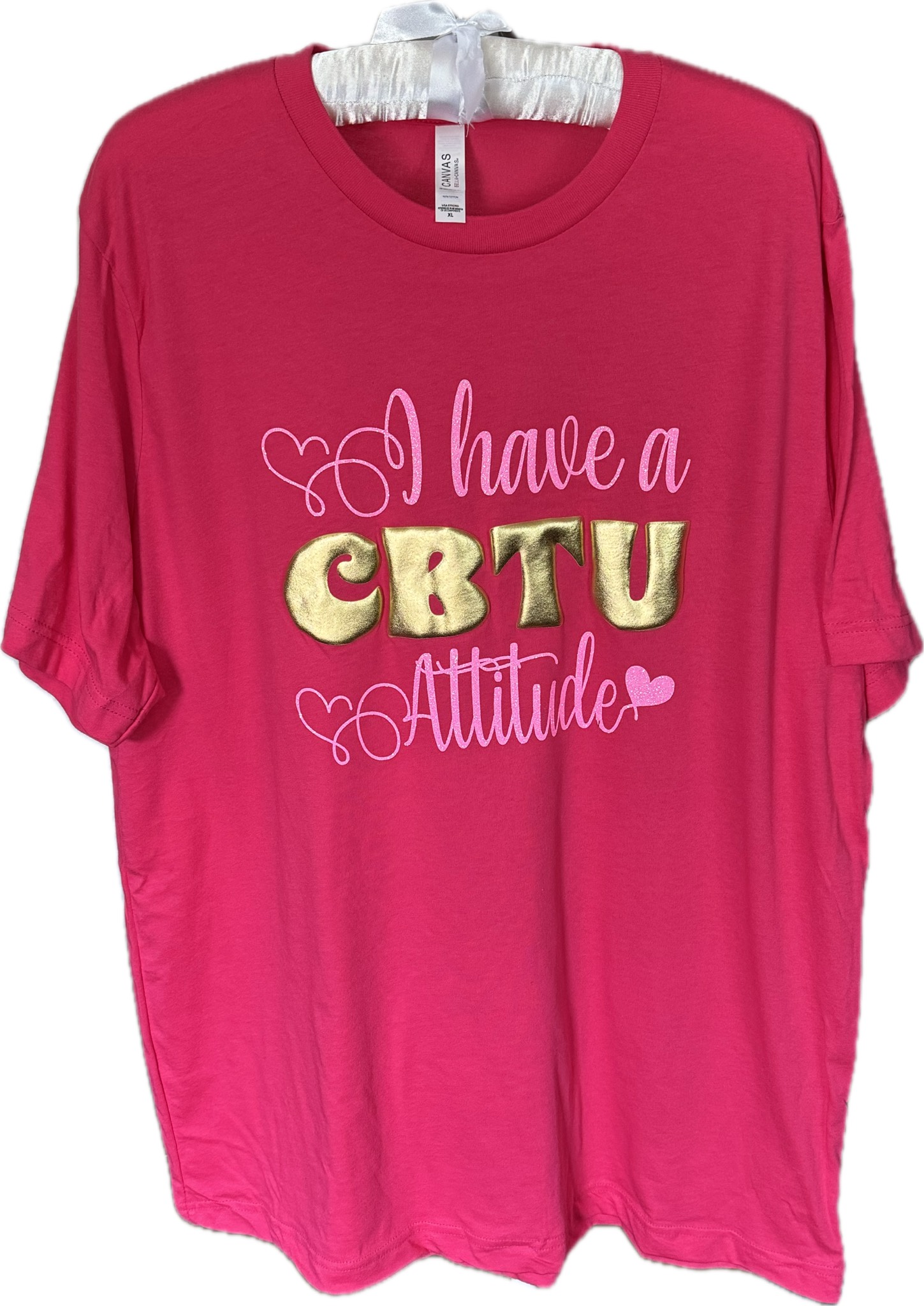 Attitude CloseOut – 3X, Red w/ Pink Print