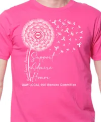 Cancer Awareness T-Shirt – S, Pink