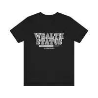 Wealth Status Short Sleeve Tee (Black) – Image 1