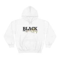 Black & Wealthy Hooded Sweatshirt – Image 1