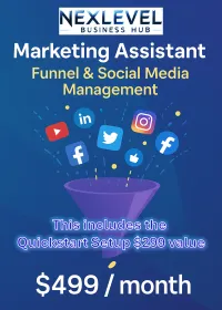 NexLevel Marketing Assistant – Funnel & Social Media Management – Image 1