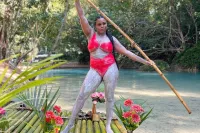 Bamboo Rafting & Limestone Massage (Lethe River) – Image 1