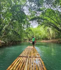 Bamboo Rafting On (Martha Brae River) – Image 1