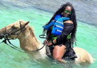 Bamboo River Rafting with massage and Horseback ride in ocean – Image 3