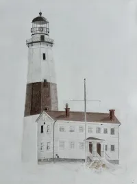 Montauk Lighthouse Print – Image 1