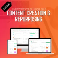 Content Creation & Repurposing in ClickUp - Bundle – Image 1