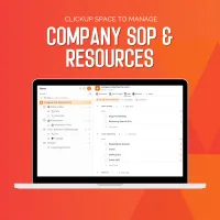 Company Hub ClickUp Space Template – Image 1