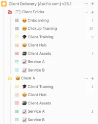 Client Delivery ClickUp Space Template – Image 2