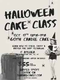 Halloween Cake Class – Image 1