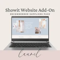 Laurel Recommended Suppliers Showit Website Add-on Page – Image 1